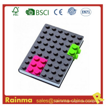 Silicon Blocks Cover Notebook for School Stationery